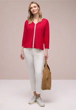 Load image into Gallery viewer, Street One 3/4-Sleeve top with contrast detail 324793

