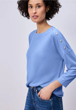 Load image into Gallery viewer, Street one sweater with button detail 344632/17453
