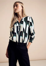 Load image into Gallery viewer, Street One Hunter Green Blouse 344951
