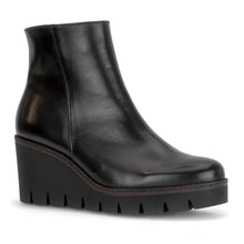 Load image into Gallery viewer, Gabor Black Wedge Boot 8045.01.004
