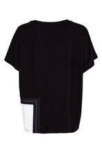 Load image into Gallery viewer, NAYA Top with contrast and stitch detail NAS26188
