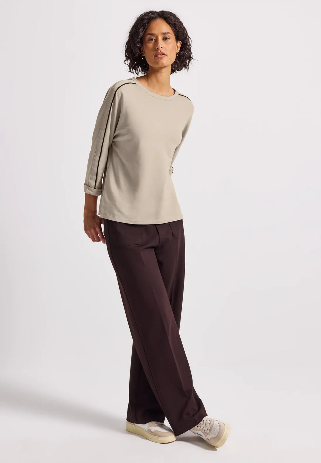 Street One Long Sleeve in Beige 323874
