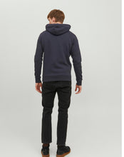 Load image into Gallery viewer, Jack &amp; Jones Navy Hoodie 12233972
