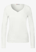 Load image into Gallery viewer, Street One Long Sleeve Shirt (off-white) 324251
