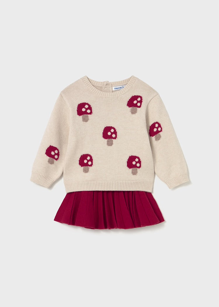 Mayoral Girls Two Piece Mushroom Set 2925