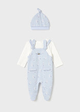 Load image into Gallery viewer, Mayoral newborn romper and hat set 2609
