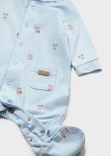 Load image into Gallery viewer, Newborn Baby Blue Animal Romper 1718/069
