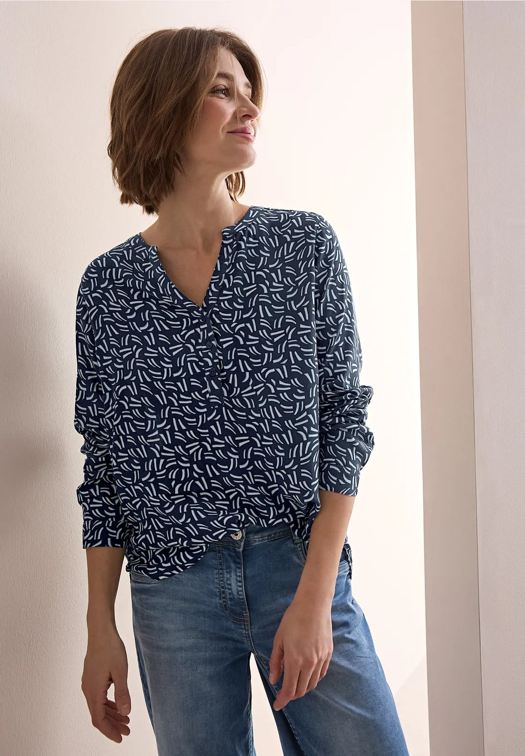 Cecil minimal print blouse 345443