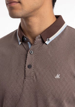 Load image into Gallery viewer, Mineral camber polo shirt French roast
