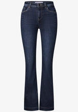 Load image into Gallery viewer, Street One Bootcut Jeans 379185 Colour- Dark Blue
