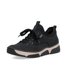 Load image into Gallery viewer, Rieker Black slip on Shoe 45976-00
