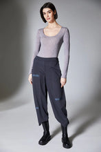 Load image into Gallery viewer, Peruzzi Striped Trim Trousers W25145
