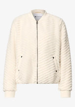 Load image into Gallery viewer, Street One Cream Teddy Jacket 213211
