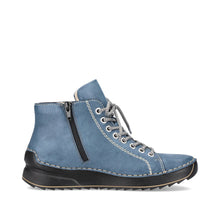 Load image into Gallery viewer, Rieker Blue Fleecelined Boots 71520-14
