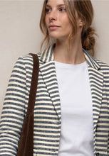 Load image into Gallery viewer, Street One Shadowed Navy Blazer 213023
