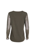 Load image into Gallery viewer, Naya Green Mesh Top NAS24106
