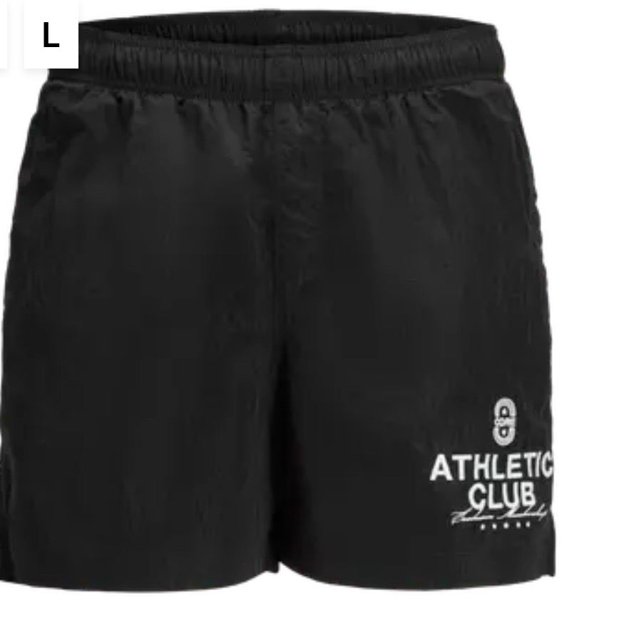 Jack and Jones Nylon Black Swim Shorts 12285513