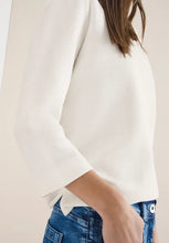 Load image into Gallery viewer, Cecil Vanilla White Structured Poloshirt 324648/13474
