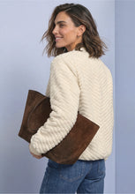 Load image into Gallery viewer, Street One Cream Teddy Jacket 213211
