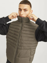 Load image into Gallery viewer, Jack &amp; Jones Green Puffer Gilet 12256987
