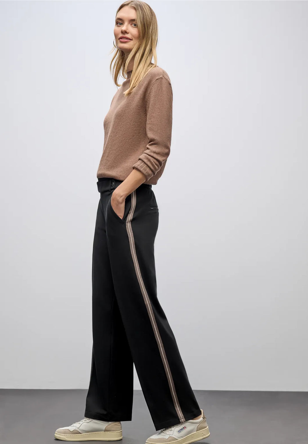 Street one hi waist trousers 379754