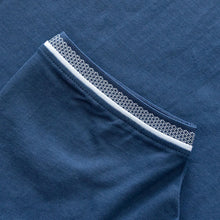 Load image into Gallery viewer, Mineral Matty Dark Denim Polo Shirt ML211521
