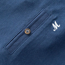 Load image into Gallery viewer, Mineral Matty Dark Denim Polo Shirt ML211521
