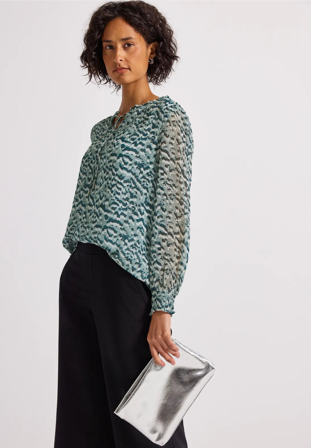 Street one tunic blouse arona blue