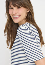 Load image into Gallery viewer, Cecil Striped Waffle Top 324813
