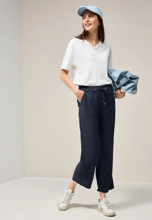 Cecil Navy Trousers 379378