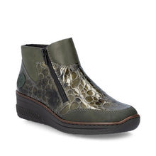 Load image into Gallery viewer, Rieker  Green Ankle Boot 48754-54
