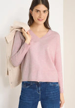 Load image into Gallery viewer, Cecil Pink V-Neck jumper 303545
