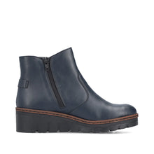 Load image into Gallery viewer, Rieker Navy Ankle Boot X9164-14
