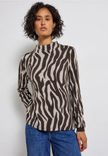 Load image into Gallery viewer, Street One Turtle Neck Print Top 324010 Colour-26866
