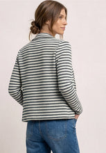 Load image into Gallery viewer, Street One Shadowed Navy Blazer 213023

