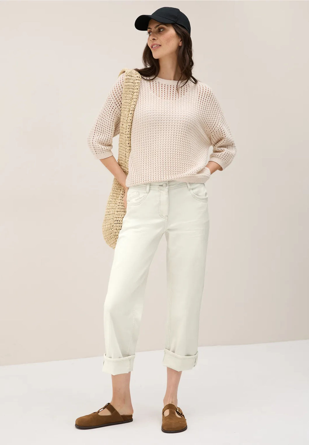 Cecil Cream Jeans 379509
