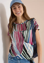 Load image into Gallery viewer, Cecil mesh insert T shirt 325300
