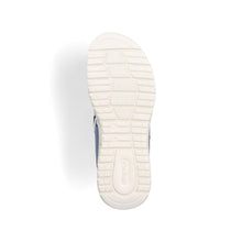 Load image into Gallery viewer, Rieker Blue Velcro Strap Sandals 64066-14
