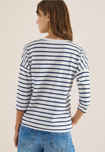 Load image into Gallery viewer, Cecil Striped Fleurs Top 324830/35512
