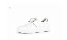 Load image into Gallery viewer, Gabor White/Silver Trainer 43.338.21

