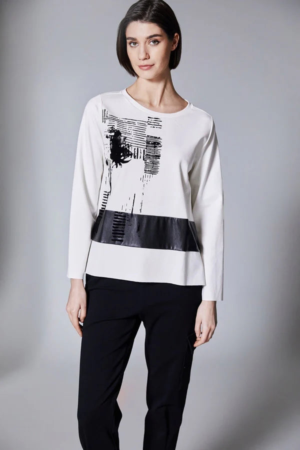 Peruzzi Fock Print Top W25170