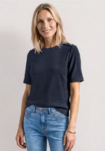 Load image into Gallery viewer, Street One Navy T-Shirt 325608
