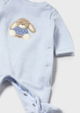 Load image into Gallery viewer, Mayoral Light Blue Babygro 2719
