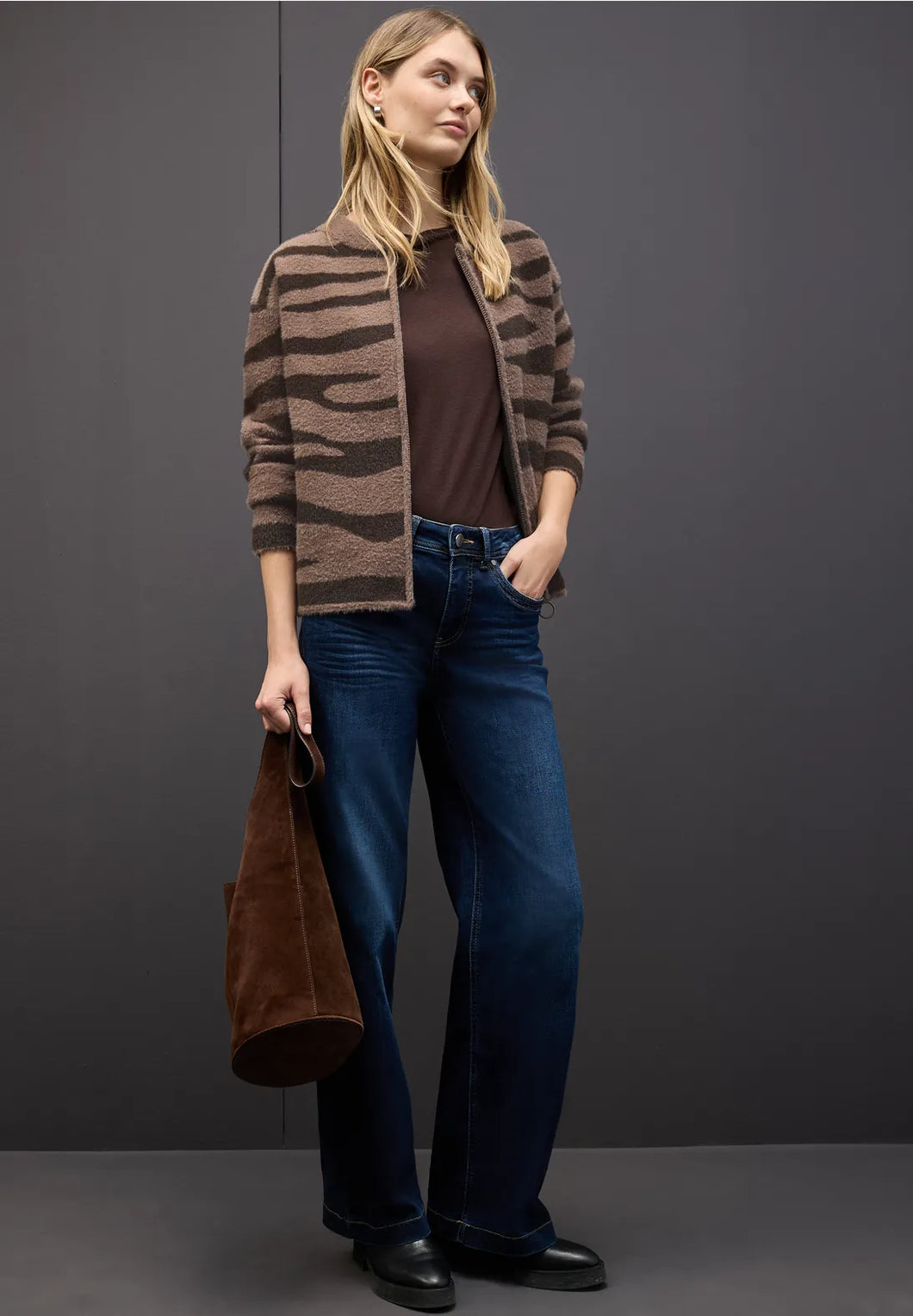Street one fluffy cardigan 254041.