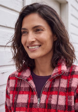 Load image into Gallery viewer, Cecil Check Teddy Sweater 325898
