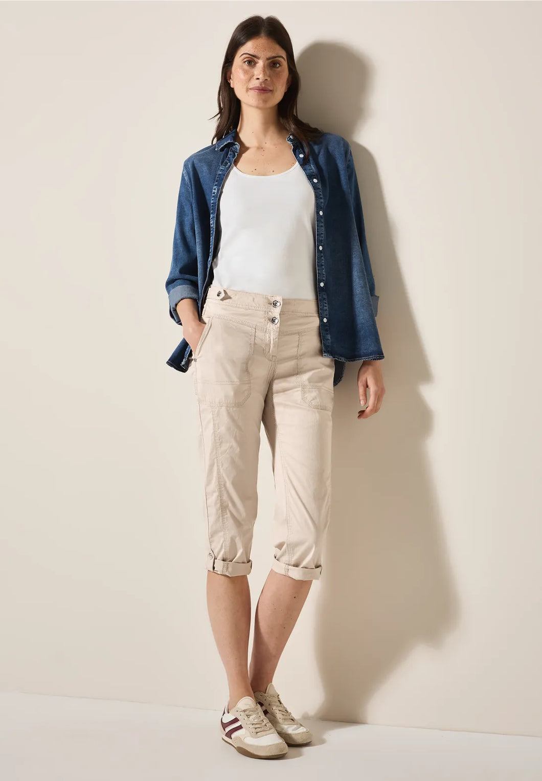 New York style Capri pants 378678 /beige