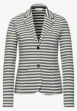 Load image into Gallery viewer, Street One Shadowed Navy Blazer 213023
