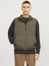 Load image into Gallery viewer, Jack &amp; Jones Green Puffer Gilet 12256987
