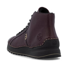 Load image into Gallery viewer, Rieker Burgundy Laced Boot 71510-30
