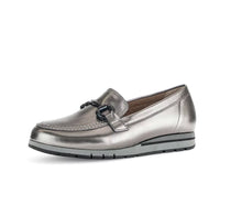 Load image into Gallery viewer, Gabor Wedge Loafer- Metallic  52.412.90
